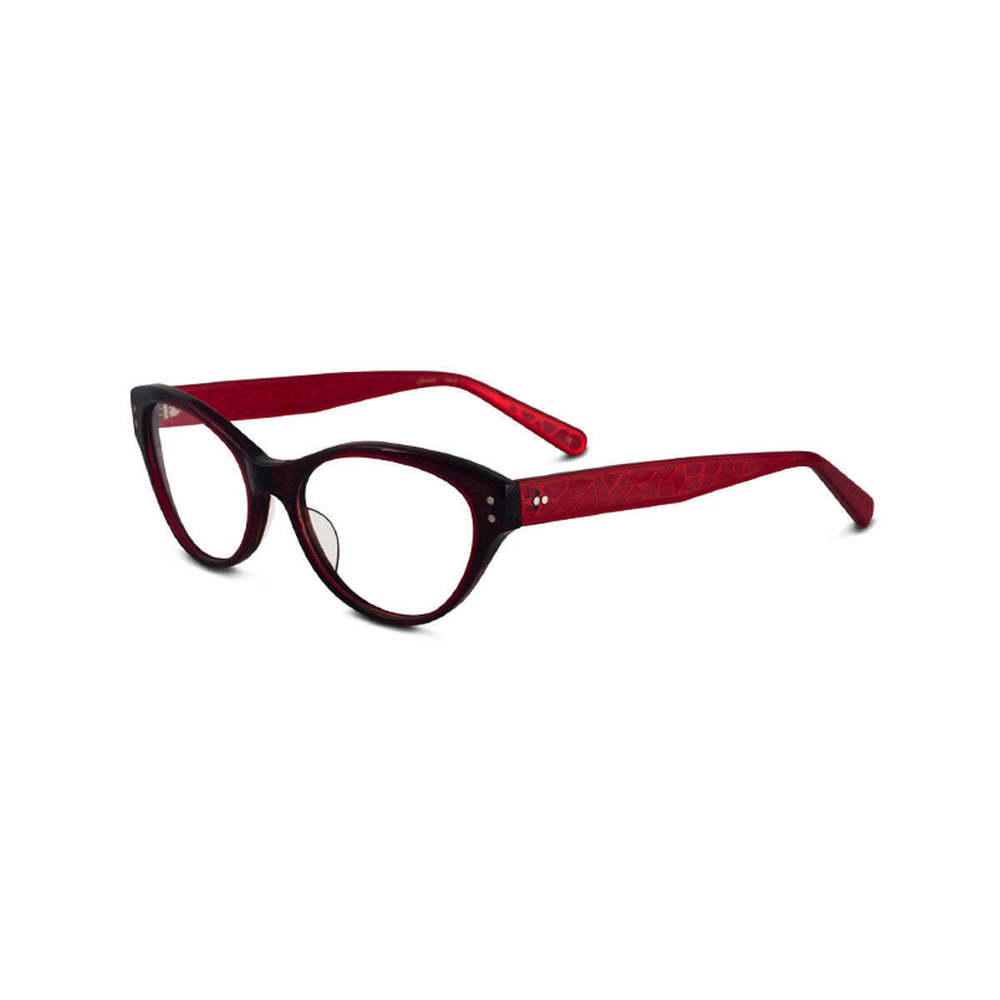Sama JOSETTE Shiny Wine Tortoise Eyeglasses 53mm